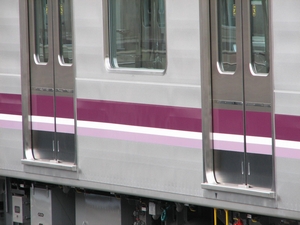 試作車側面継ぎ目部（新造時）