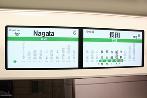 車内案内表示装置