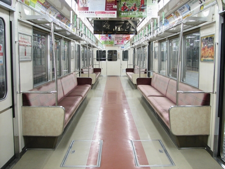 66系前期車車内