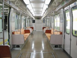 70系後期車車内