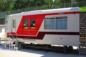 8901号車はカットモデル化